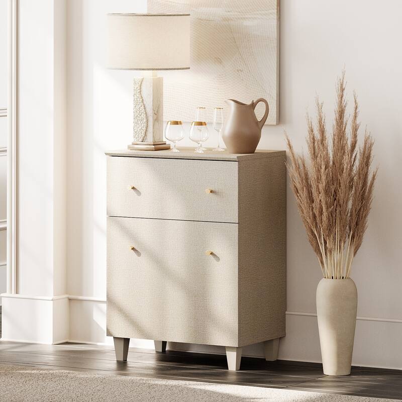 Sideboard Buffet Cabinet with Drawer and Door for Kitchen, Dining Room