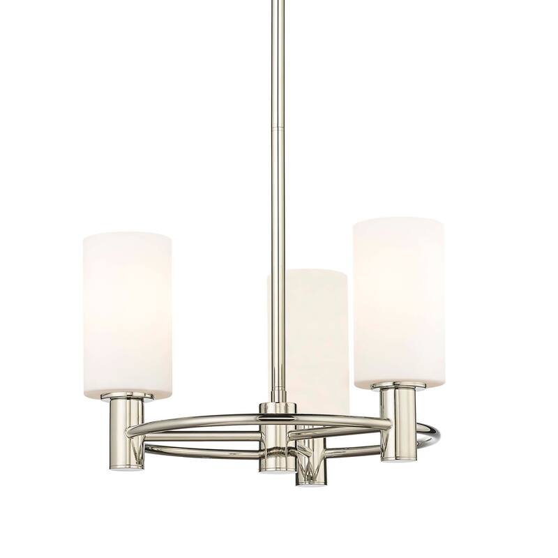 Innovations Lighting 434-3CR-11-18 Crown Point Pendant Crown Point 3 - Polished Nickel