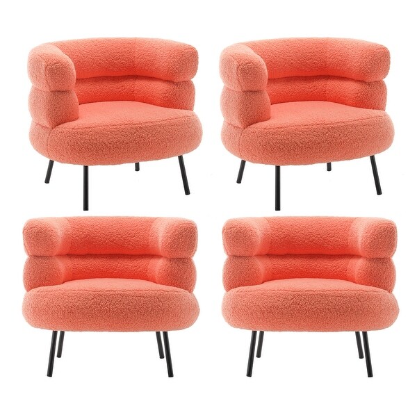 XINMICS Modern Accent Chair Upholstered Armchair for Living Room