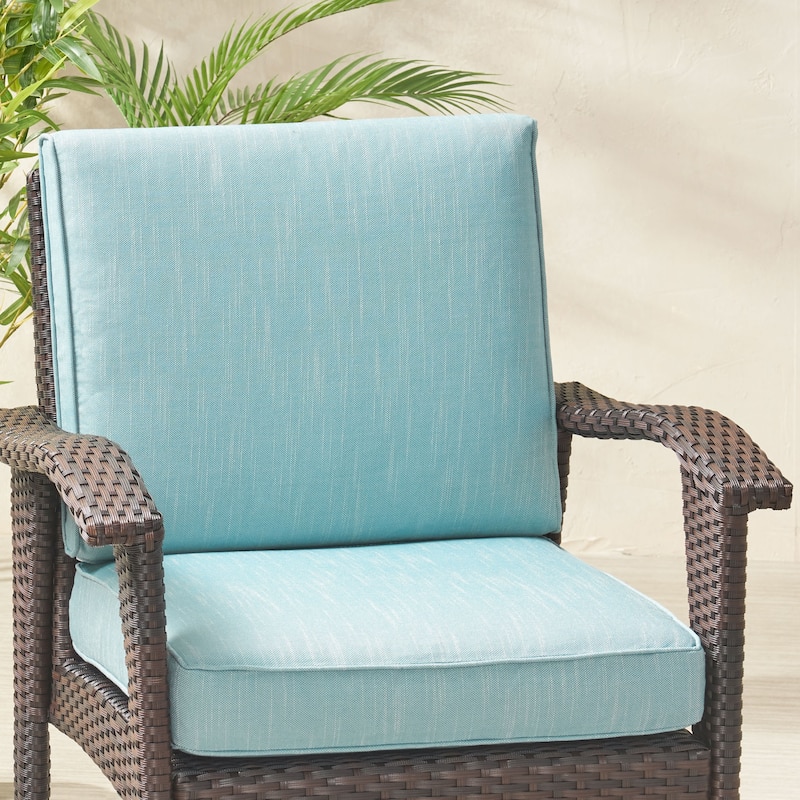 Abbott Club Chair Cushions by Christopher Knight Home - Teal