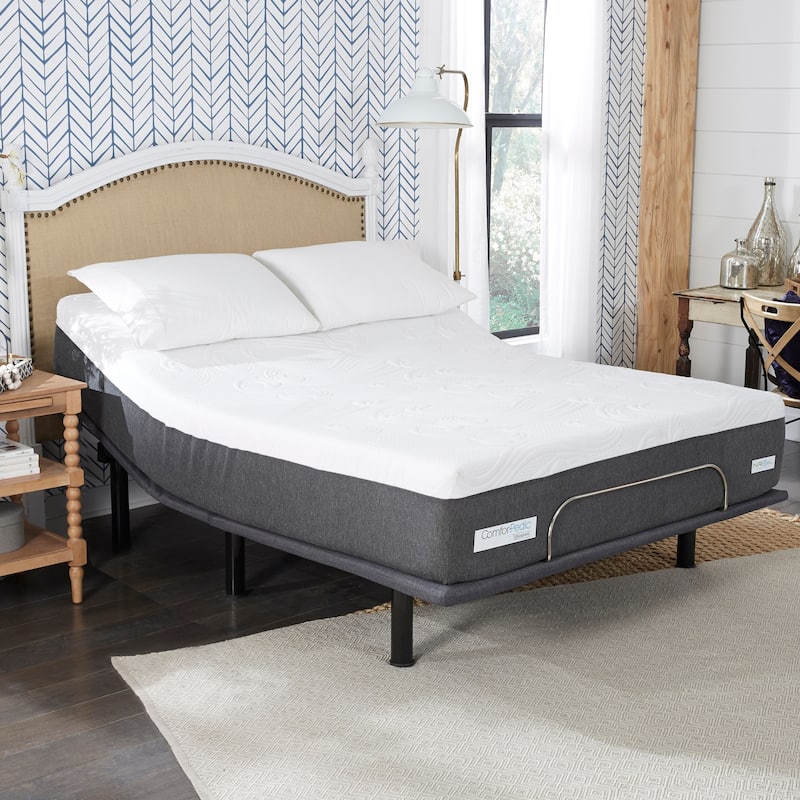 ComforPedic from BeautyRest 14-inch Mattress and Adjustable Bed Set