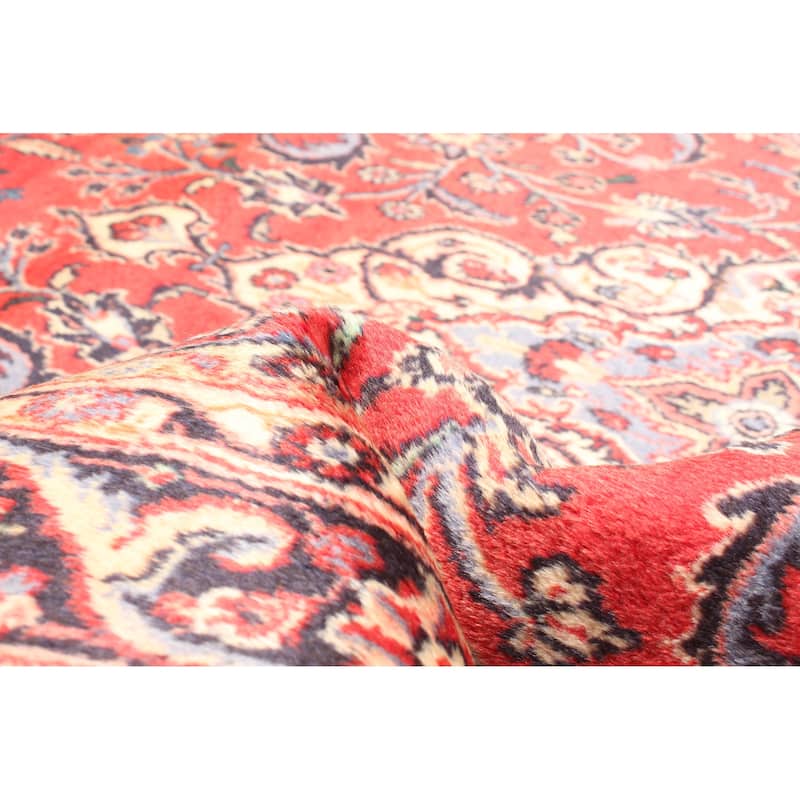 ECARPETGALLERY Hand-knotted Kayseri Red Wool Rug - 4'2 x 7'10