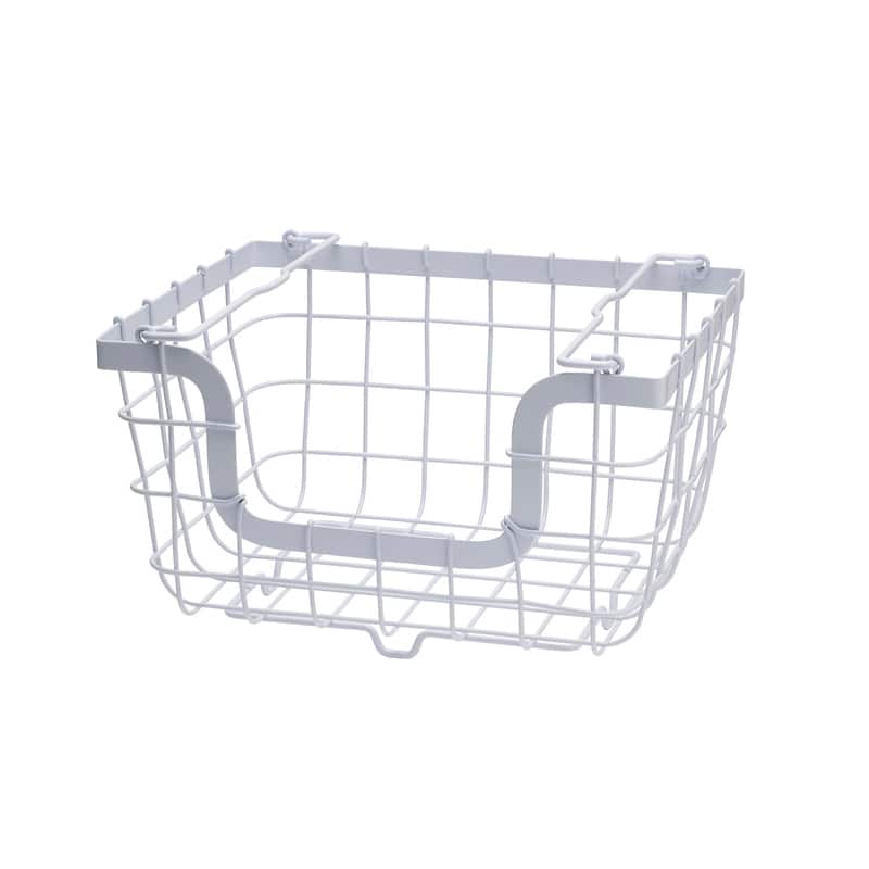 Gourmet Basics by Mikasa White Stacking Basket