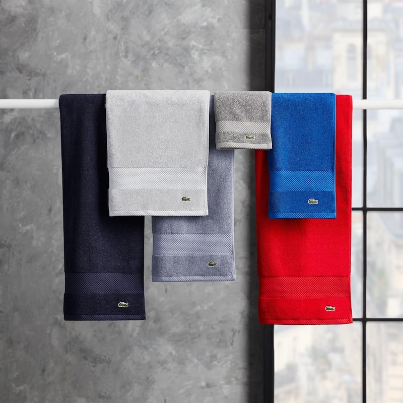 Lacoste Heritage Supima 100% Cotton Hand Towel