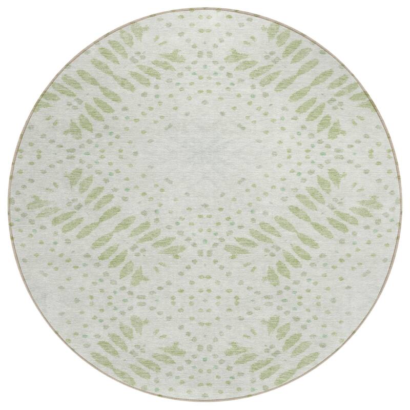HomeRoots Floral Transitional Rectangle Outdoor Rug