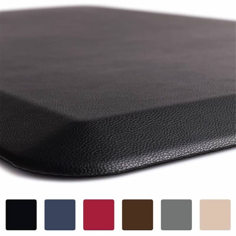 Black Anti-Fatigue Comfort Kitchen Office Mat