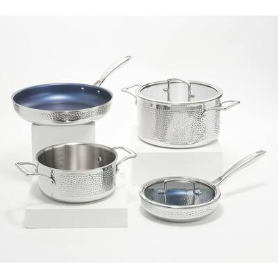 Blue Jean Chef 6pcs Stainless Steel Cookware Set - 3