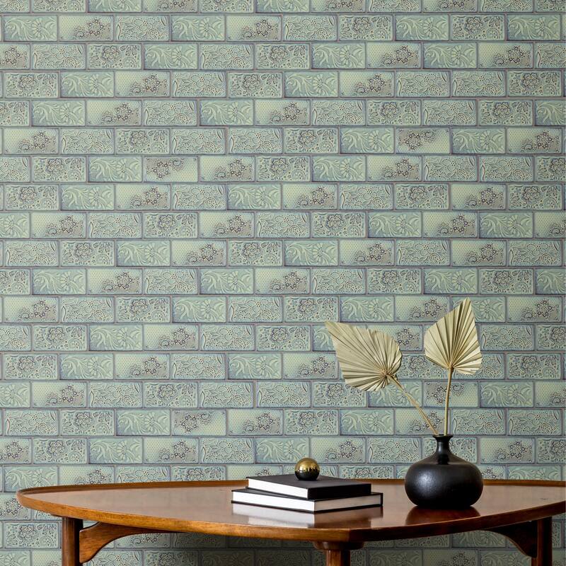 Merola Tile Antic Feelings Agua Marina 3" x 6" Ceramic Wall Tile