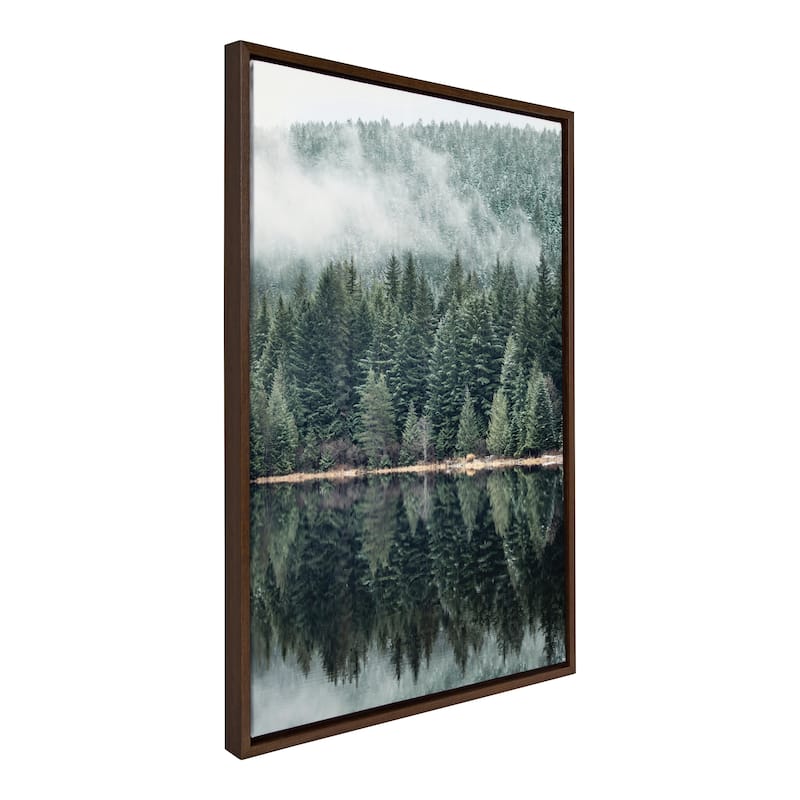 Kate and Laurel Sylvie Evergreen Canvas Art by Emiko and Mark Franzen