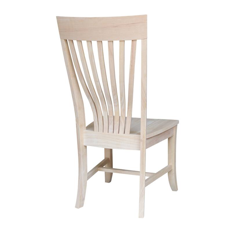 Solid Wood Amanda Dining Chairs - Set of Two