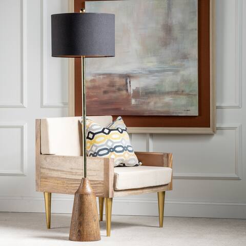 Tracey 61" H Metal & Resin Floor Lamp - 61"H x 17"Rnd