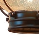 preview thumbnail 7 of 5, VAXCEL Chatham 12 in. H 1-Light Burnished Bronze Coastal Outdoor Wall Sconce, Steel, Clear Seeded Glass Shade