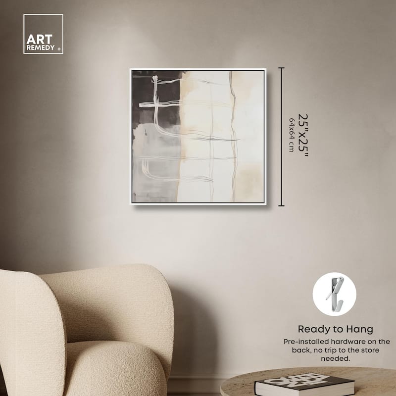 Gestural Glyphs I Canvas by Art Remedy