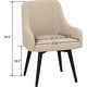 preview thumbnail 9 of 8, Swivel Dining Chairs Set of 2 Upholstered Accent Chairs Living Room Chairs Desk Office Arm Chair