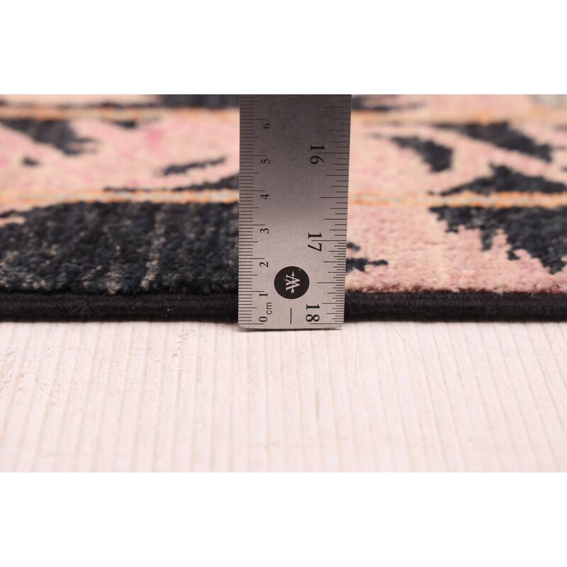 ECARPETGALLERY Hand-knotted Signature Collection Black Wool Rug - 8'1 x 10'0