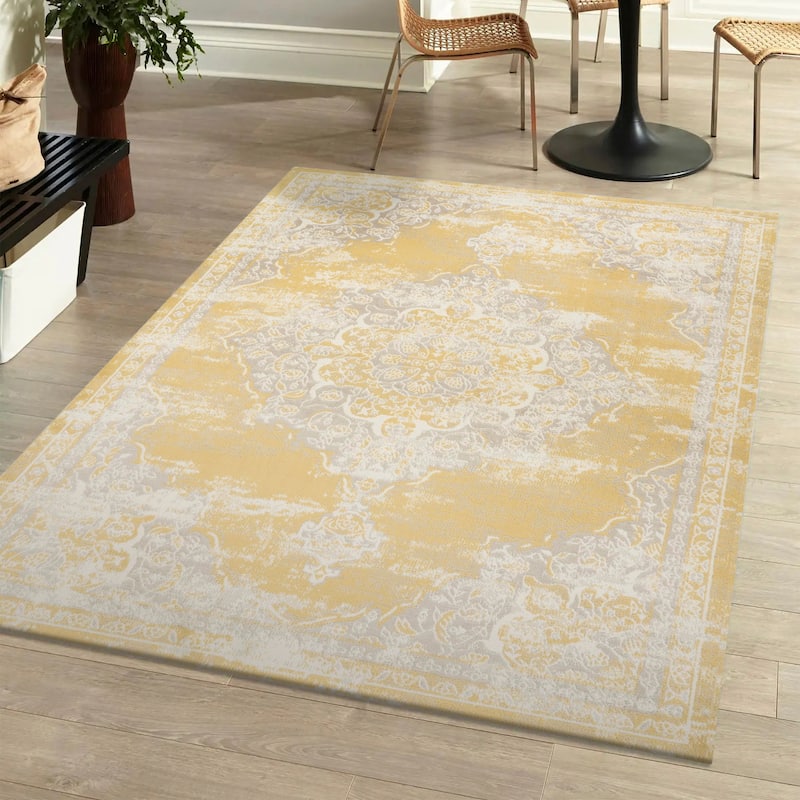 JONATHAN Y Rosalia Ornate Medallion Modern Area Rug