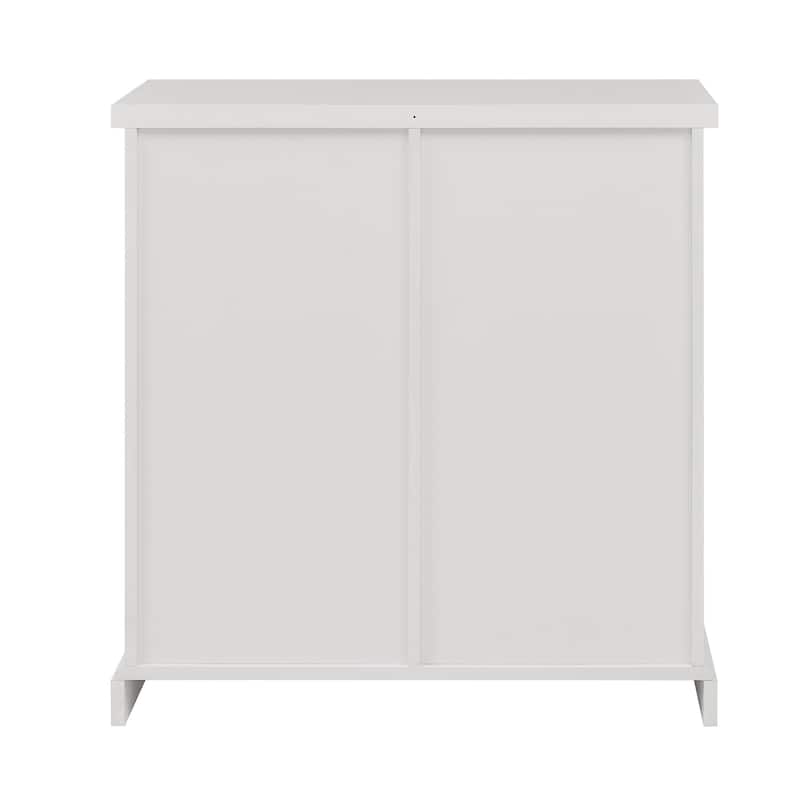 Middlebrook Kujawa 32-inch Sliding Slat Door Cabinet