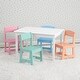preview thumbnail 1 of 3, Delta Children MySize Kids Table with 4 Chairs - N/A
