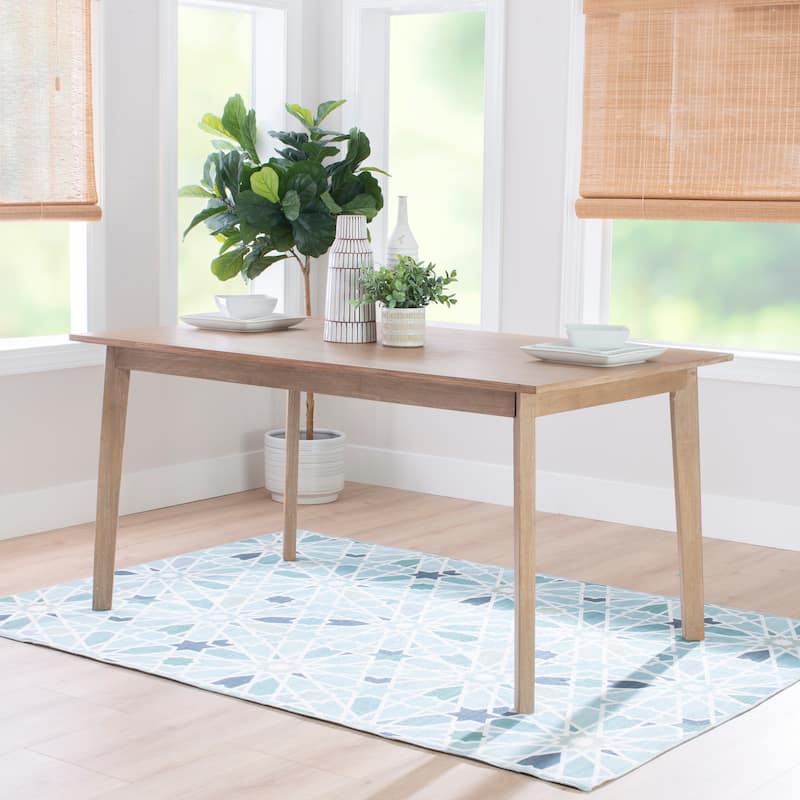 Dolan Solid Rubberwood 60-inch Dining Table