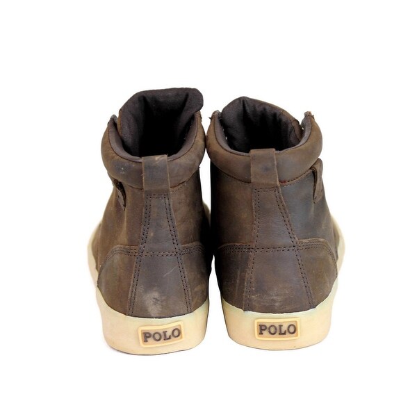 polo tedd leather sneaker boots