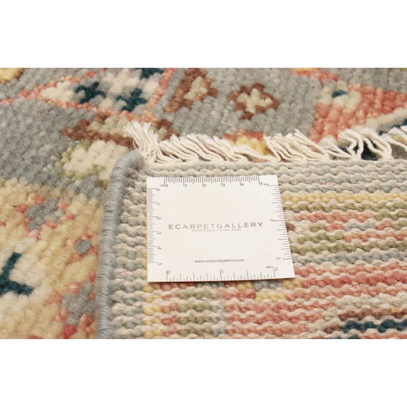 ECARPETGALLERY Hand-knotted Jules Serapi Grey Wool Rug - 5'1 x 7'11