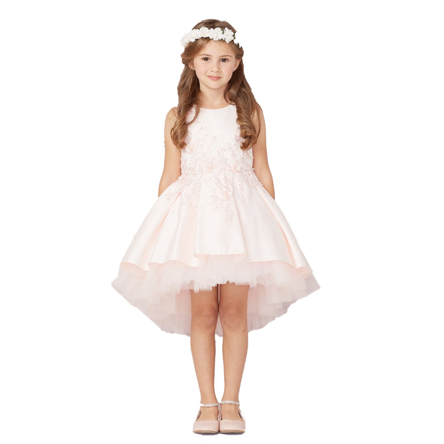 blush kids dress