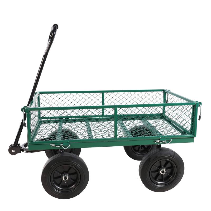 Solid wheels Tools cart Wagon Cart