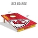 preview thumbnail 2 of 5, Kansas City Chiefs NFL Tailgate Cornhole Board Set