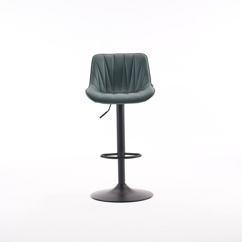 Swivel Upholstered Bar Stools Set of 2, Height Counter Stools
