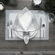 preview thumbnail 5 of 5, Villeroy and Boch Metallic Brushstroke Napkins (Set of 4) - 21" w x 21" l White/Silver