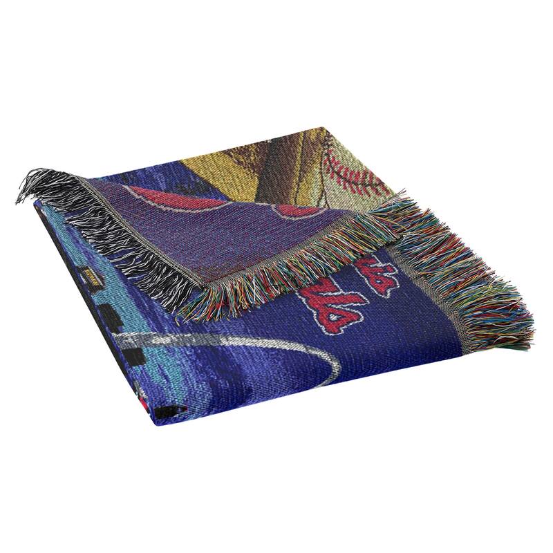 MLB Woven Tapestry Throw Blanket