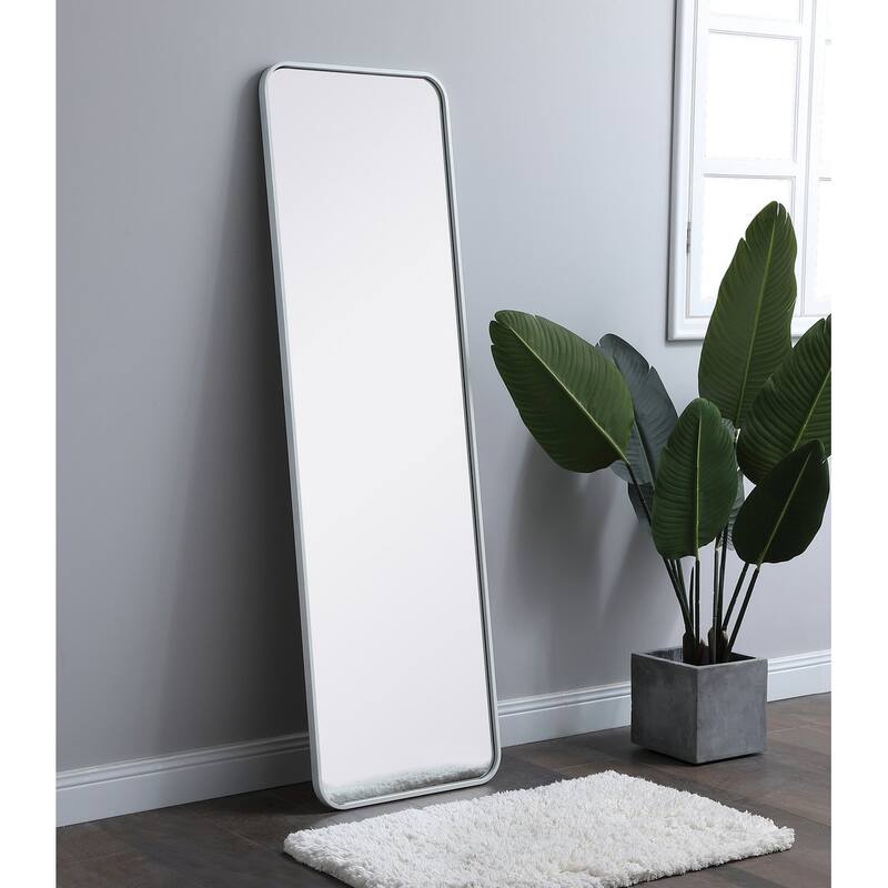 Ezra Soft Corner Metal Rectangular Mirror