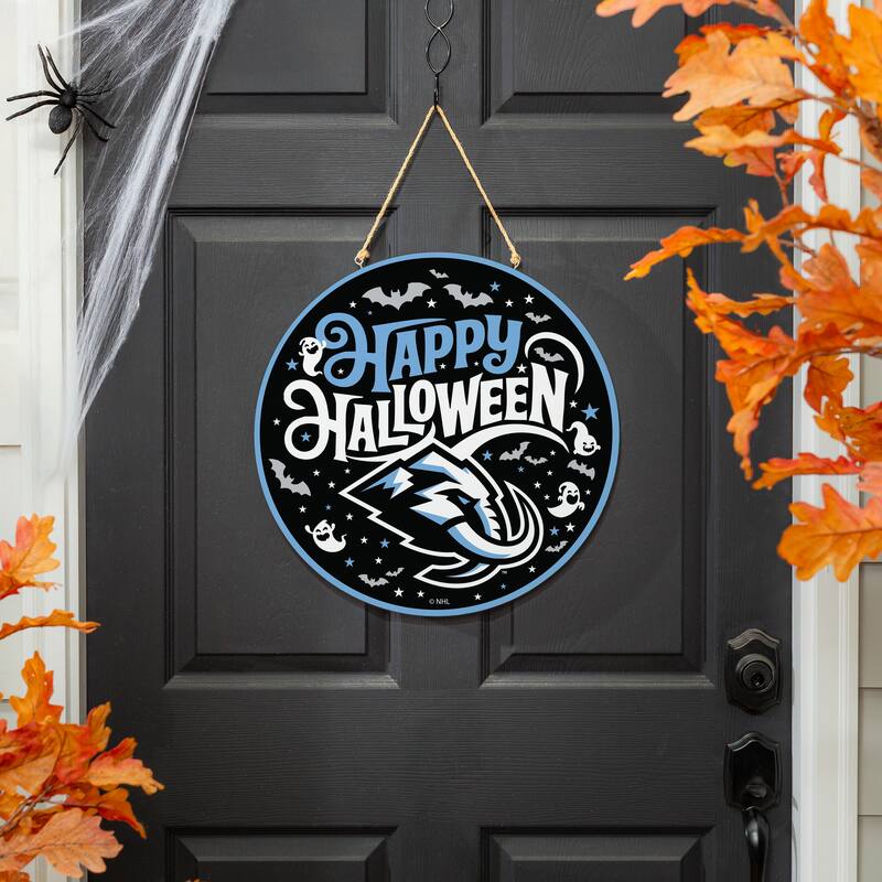 Utah Mammoth 18" x 18" Halloween Door Décor Wall Sign