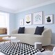 preview thumbnail 16 of 32, Mid Century Style Fabric Curved Sofa