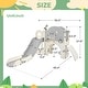 preview thumbnail 2 of 22, Kids Slide Playset Structure 7 in 1 with Slide and Basketball Hoop