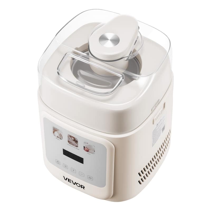 Automatic Gelato and Frozen Yogurt Maker, 1 Quart, 4 Modes - 10.20 x 10.59 x 13.98 inch