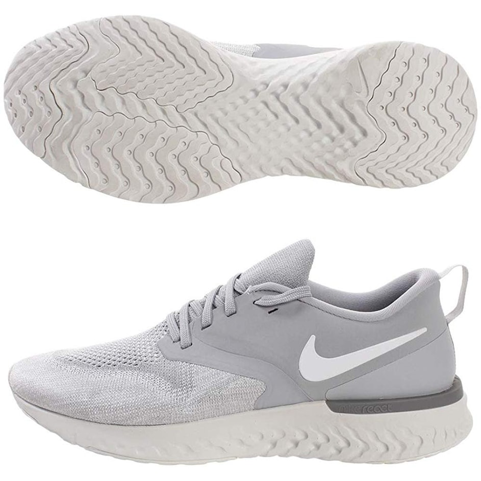 nike men grey running shoes