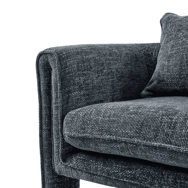 NPD Furniture Heidi Chenille Accent Arm Chair
