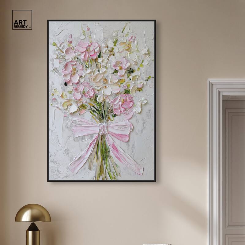 Layered Lily Canvas by Art Remedy