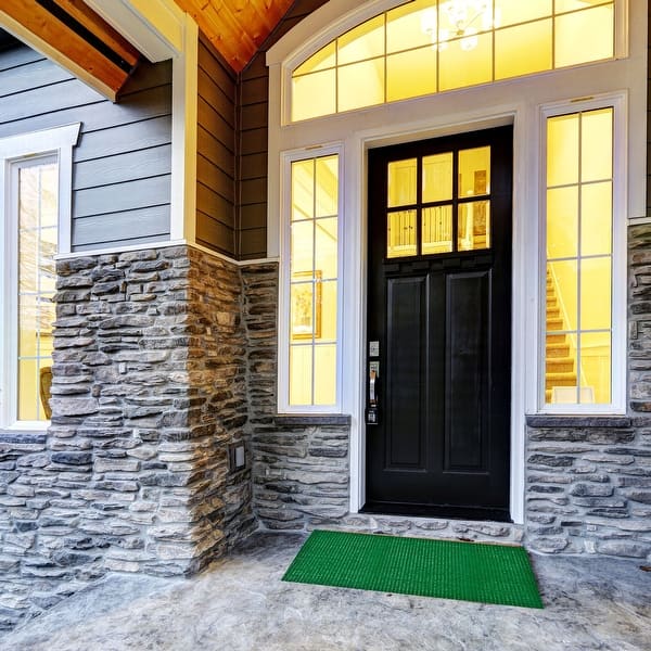 Color G Outdoor Door Mat for Large Outside Entry Home Entrance Exterior  Front Door - Welcome Matt Rubber Heavy Duty Waterproof Non Slip Doormat for