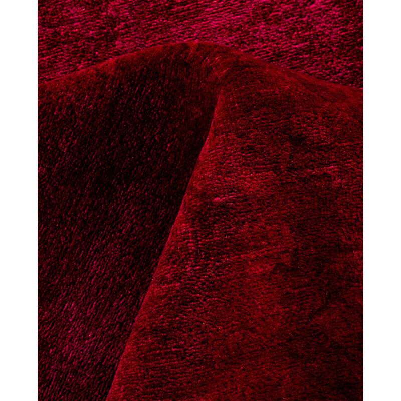 Overdyed One-of-a-Kind Hand-Knotted Area Rug - Pink - 9' 2" x 11' 10"