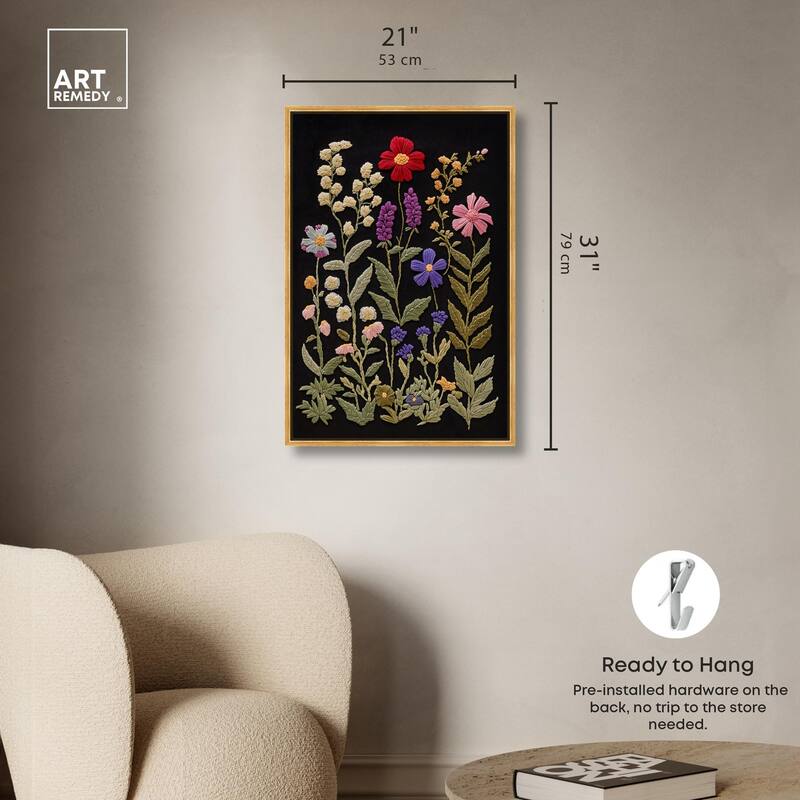 Fiber Flora on Fathomless Canvas by Art Remedy