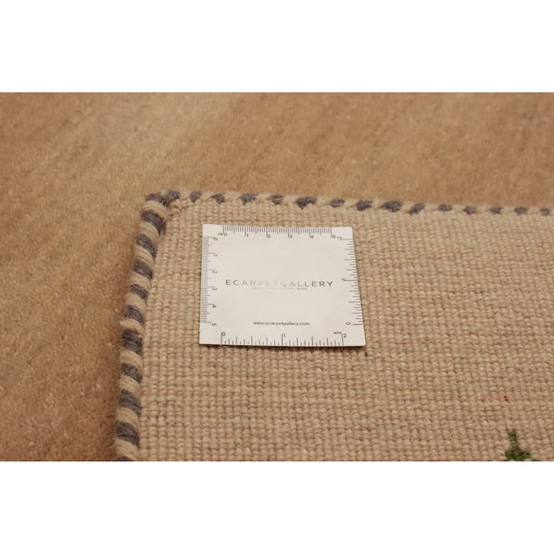 Kashkuli Gabbeh Beige Rug 3'10" x 5'5" - 3'10 x 5'5