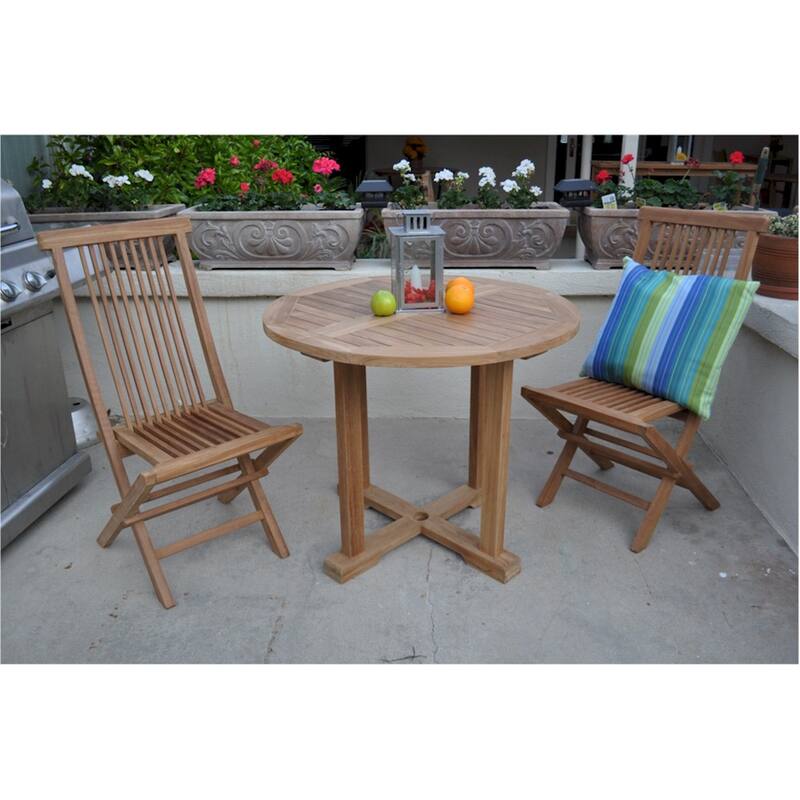 Outdoor Dining Set 5 Piece Patio Table and Chairs Elegant Design