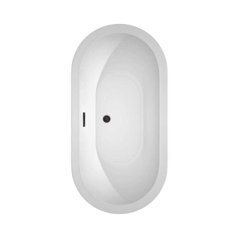 Wyndham Collection Soho 60" Free Standing Acrylic Soaking Tub with