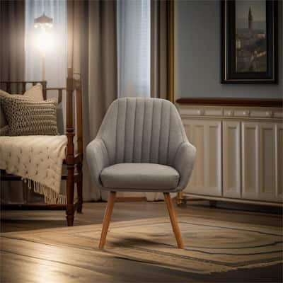 Contemporary Fabric Accent Chair