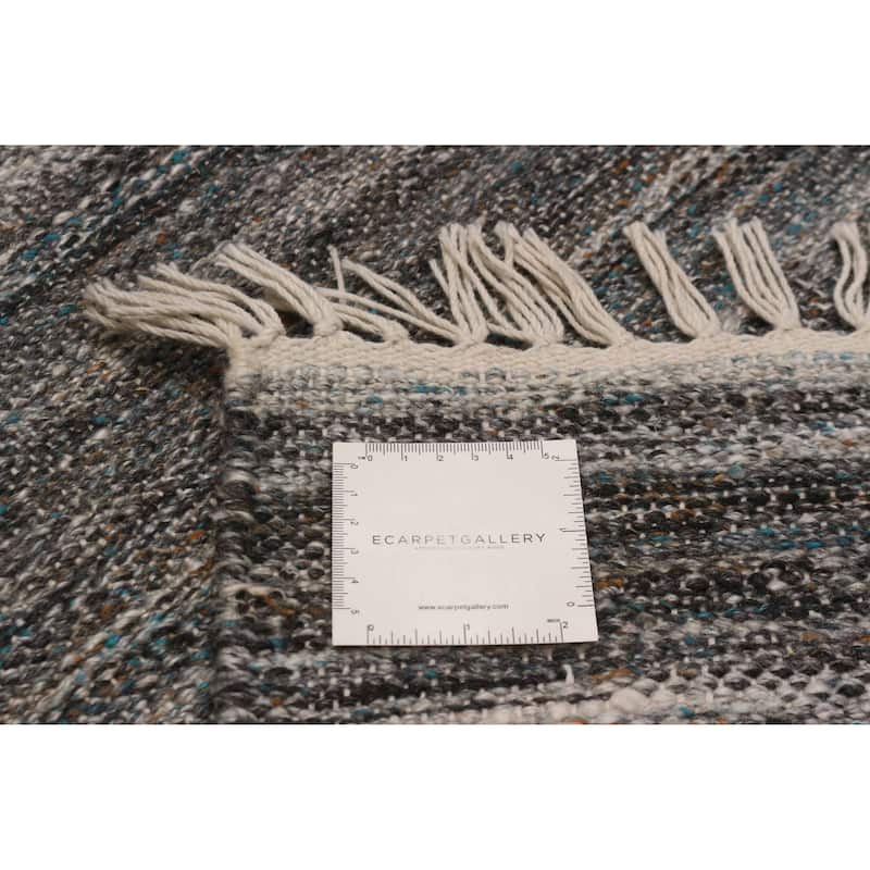 Boho Grey Kilim 5'3" x 7'4" - 5'3 x 7'4