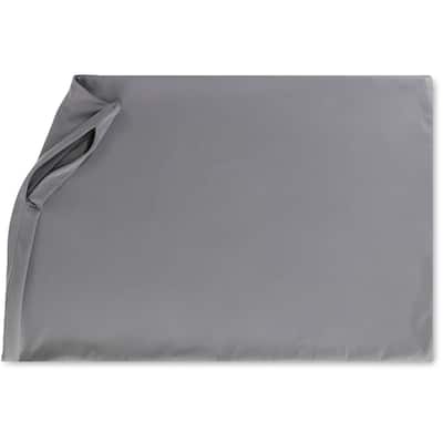 Premium Microbead Pillow, Anti-Aging, Silk like Cover, Dark Grey