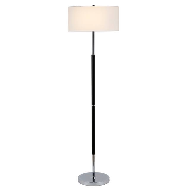 Silver Orchid Gotho Pedestal Contemporary Floor Lamp