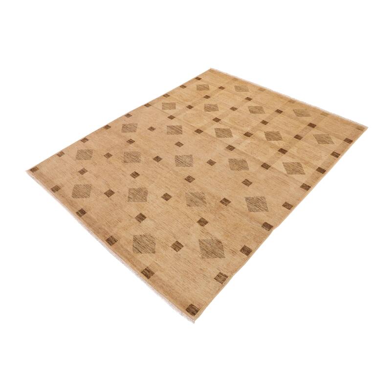 Artisan nomadic Gabbeh Hand Knotted Wool Rug